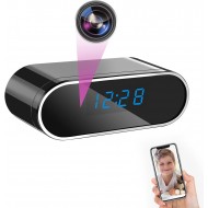 Kablosuz Gizli Kamera Masa Saati - Mini Kamera Kaydedici, Gece Görüş, Hareket Algılama, Wifi