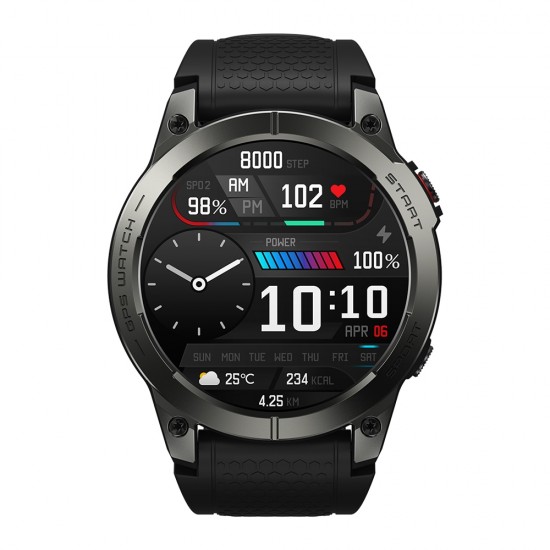 Zeblaze Stratos 3 Akıllı Saat - 1.43 inch AMOLED Ekran, Bluetooth Arama, Su Geçirmez Zeblaze Stratos 3 Akıllı Saat - 1.43 inch AMOLED Ekran, Bluetooth Arama, Su Geçirmez