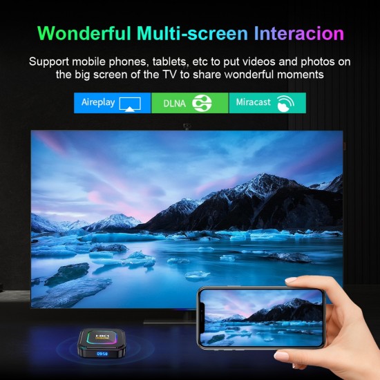 HK1 RBOX K8 8K Android 13.0 Uzaktan Kumandalı Akıllı TV Kutusu - RK3528 Dört Çekirdekli, TV BOX Set Top Box
