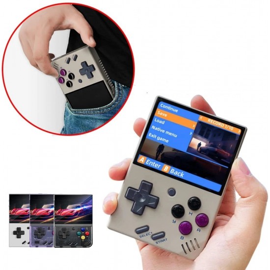 Miyoo Mini Plus 3,5 inch IPS Ekran Retro El Oyun Konsolu - Elde Taşınabilir Oyun Konsolu, 64GB 15000 Oyun