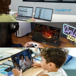 FEELWORLD DH156 15,6 inch Taşınabilir Harici Monitör - FHD, 1080P, USB-C, HDMI FEELWORLD DH156 15,6 inch Taşınabilir Harici Monitör - FHD, 1080P, USB-C, HDMI