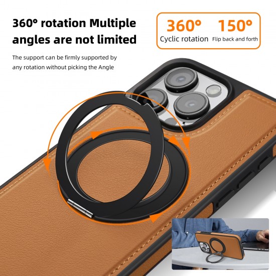 iPhone 15 Pro Max için Yashi 360 Derece Dönen Manyetik Braket Telefon Kılıfı (Min:5 Adet) iPhone 15 Pro Max için Yashi 360 Derece Dönen Manyetik Braket Telefon Kılıfı (Min:5 Adet)