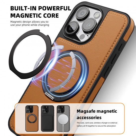 iPhone 15 Pro Max için Yashi 360 Derece Dönen Manyetik Braket Telefon Kılıfı (Min:5 Adet) iPhone 15 Pro Max için Yashi 360 Derece Dönen Manyetik Braket Telefon Kılıfı (Min:5 Adet)