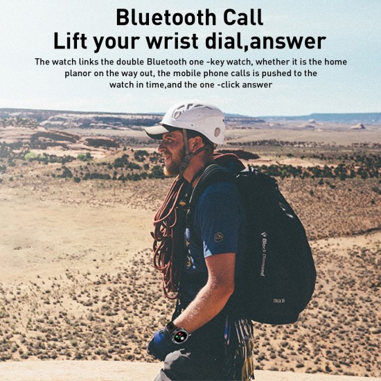 LEMFO LF33 1,39 inç TFT Yuvarlak Ekran Akıllı Saat - 400mAh Yüksek Batarya, Bluetooth Aramalarını Destekler