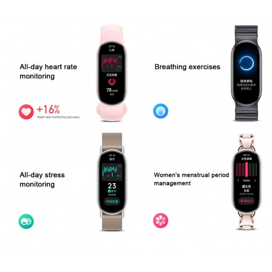 Xiaomi Mi Band 9 Akıllı Saat -1.62 inç AMOLED Ekran, 7/24 Spor ve Sağlık İzleme, 5ATM Su Geçirmez Xiaomi Mi Band 9 Akıllı Saat -1.62 inç AMOLED Ekran, 7/24 Spor ve Sağlık İzleme, 5ATM Su Geçirmez