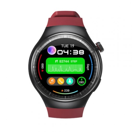 LEMFO DM80 1.43 inch Ekran IP67 Su Geçirmez Android 8.1 Akıllı Saat - 4G / WiFi / GPS / NFC Destekler