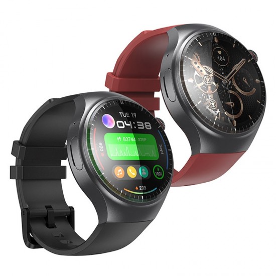 LEMFO DM80 1.43 inch Ekran IP67 Su Geçirmez Android 8.1 Akıllı Saat - 4G / WiFi / GPS / NFC Destekler