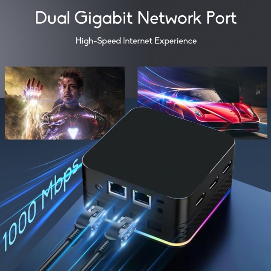 T9 Plus N100 DDR5 12. Nesil Alder Lake Çift Gigabit LAN+3 HDMI 4K HD Mini PC T9 Plus N100 DDR5 12. Nesil Alder Lake Çift Gigabit LAN+3 HDMI 4K HD Mini PC