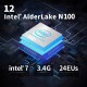 T9 Plus N100 DDR5 12. Nesil Alder Lake Çift Gigabit LAN+3 HDMI 4K HD Mini PC T9 Plus N100 DDR5 12. Nesil Alder Lake Çift Gigabit LAN+3 HDMI 4K HD Mini PC