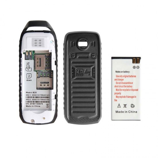 Mini B25 Bluetooth Kulaklık Özellikli Cep Telefonu - Eller Serbest Bluetooth Çevirici Kulaklık, MP3 Müzik, Çift SIM Destekli