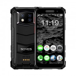 SOYES S10 Max Sağlam Rugged Akıllı Cep Telefon - 4G VoLTE, 3.5 inch Ekran, Android 10 OS, Dual Sim, OTG, NFC, PTT Walkie Telsiz, Su Geçirmez