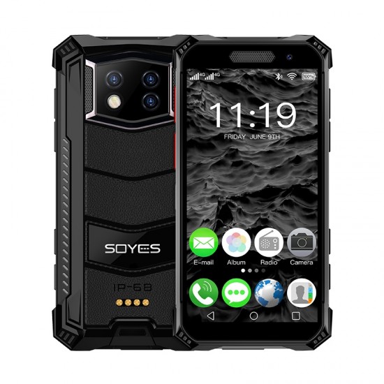 SOYES S10 Max Sağlam Rugged Akıllı Cep Telefon - 4G VoLTE, 3.5 inch Ekran, Android 10 OS, Dual Sim, OTG, NFC, PTT Walkie Telsiz, Su Geçirmez SOYES S10 Max Sağlam Rugged Akıllı Cep Telefon - 4G VoLTE, 3.5 inch Ekran, Android 10 OS, Dual Sim, OTG, NFC, PTT Walkie Telsiz, Su Geçirmez