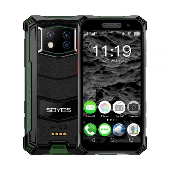SOYES S10 Max Sağlam Rugged Akıllı Cep Telefon - 4G VoLTE, 3.5 inch Ekran, Android 10 OS, Dual Sim, OTG, NFC, PTT Walkie Telsiz, Su Geçirmez SOYES S10 Max Sağlam Rugged Akıllı Cep Telefon - 4G VoLTE, 3.5 inch Ekran, Android 10 OS, Dual Sim, OTG, NFC, PTT Walkie Telsiz, Su Geçirmez