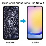 Samsung Galaxy A25 SM-A256B için TFT LCD Ekran - Tam Montaj Çerçeveli, Parmak İzi Tanımlamasını Desteklemez