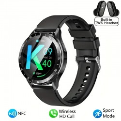 X10 Bluetooth Kulaklıklı 2 in 1 Akıllı Saat - TWS, NFC, Spor Müzik, Tam Dokunmatik HD Ekran, Fitness Takipçis,i Spor Saat, Dahili Kulaklık X10 Bluetooth Kulaklıklı 2 in 1 Akıllı Saat - TWS, NFC, Spor Müzik, Tam Dokunmatik HD Ekran, Fitness Takipçis,i Spor Saat, Dahili Kulaklık