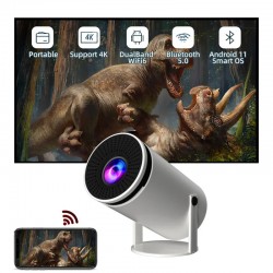 S20A Ultra HD Smart Projektör - 5G Ev Projeksiyon, 4K Android 11, Çift Wifi, 200 ANSI, BT5.0, 1080P 1280*720P