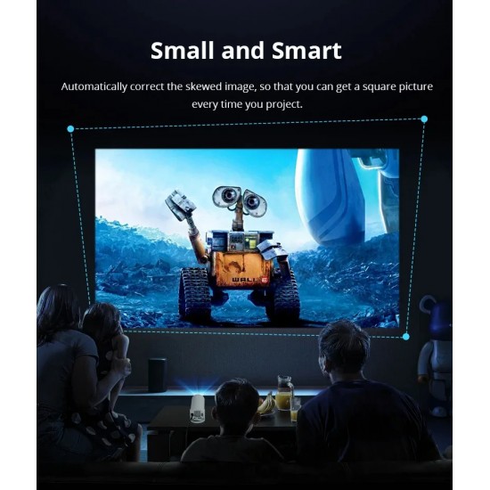 S20A Ultra HD Smart Projektör - 5G Ev Projeksiyon, 4K Android 11, Çift Wifi, 200 ANSI, BT5.0, 1080P 1280*720P