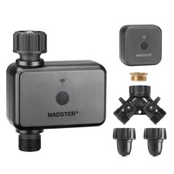 NADSTER Bluetooth WiFi Uzaktan Otomatik Zamanlı Bahçe Çiçek Sulama Kontrol Cihazı NADSTER Bluetooth WiFi Uzaktan Otomatik Zamanlı Bahçe Çiçek Sulama Kontrol Cihazı