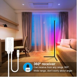 GVVOOHOME LED Symphony Uzaktan Kumandalı Zemin Duvar Işuğı, Duvar Arkaplan Işığı