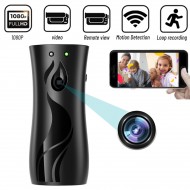 1080P HD Mini Aroma Difüzörü Kamera - Kamaeralı Difüzör, Wifi, Gece Görüş, Ev Güvenlik, Video Gözetim Kaydedicisi