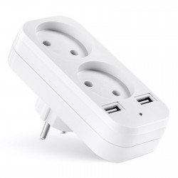 1080P HD Wifi Mini Kameralı Elektrik Prizi - Usb Adaptör, Elektrik Priz Kamera, Hareket Algılama, Ev Güvenliği, Bakıcı Kamerası