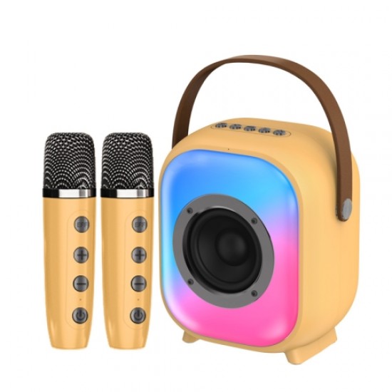 NewRixing NR168W Taşınabilir Renkli Bluetooth Hoparlör - Ev Çift Mikrofon Karaoke Hoparlörü NewRixing NR168W Taşınabilir Renkli Bluetooth Hoparlör - Ev Çift Mikrofon Karaoke Hoparlörü