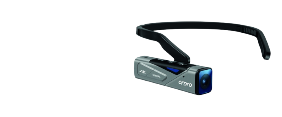 ORDRO EP7 4K Kafaya Monte Akıllı Spor Kamerası