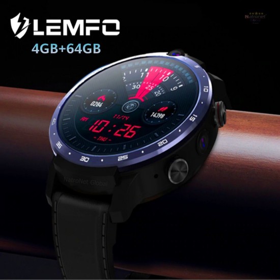 LEMFO LEM12 PRO Android 10 Akıllı Kol Saati Telefon - 4GB RAM + 64GB ROM, LTE 4G, 900mAh Batarya, Yüz Algılama