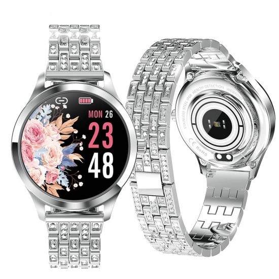 LEMFO LW07 Bayan Smart Watch Akıllı Kol Saati - Pırlanta Kordon, IP68 Su Geçirmez, Kadın Smart Watch LEMFO LW07 Bayan Smart Watch Akıllı Kol Saati - Pırlanta Kordon, IP68 Su Geçirmez, Kadın Smart Watch