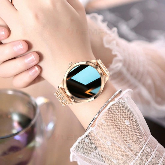 LEMFO LW07 Bayan Smart Watch Akıllı Kol Saati - Pırlanta Kordon, IP68 Su Geçirmez, Kadın Smart Watch LEMFO LW07 Bayan Smart Watch Akıllı Kol Saati - Pırlanta Kordon, IP68 Su Geçirmez, Kadın Smart Watch