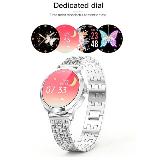 LEMFO LW07 Bayan Smart Watch Akıllı Kol Saati - Pırlanta Kordon, IP68 Su Geçirmez, Kadın Smart Watch LEMFO LW07 Bayan Smart Watch Akıllı Kol Saati - Pırlanta Kordon, IP68 Su Geçirmez, Kadın Smart Watch