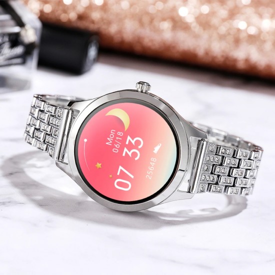 LEMFO LW07 Bayan Smart Watch Akıllı Kol Saati - Pırlanta Kordon, IP68 Su Geçirmez, Kadın Smart Watch LEMFO LW07 Bayan Smart Watch Akıllı Kol Saati - Pırlanta Kordon, IP68 Su Geçirmez, Kadın Smart Watch