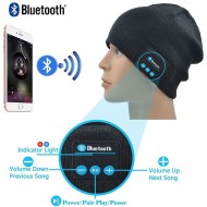 Kablosuz Bluetooth Özellikli Akıllı Şapka Bere - Bere, Kulaklık, Hoparlör, Mikrofon, Sıcak Şapka Bere