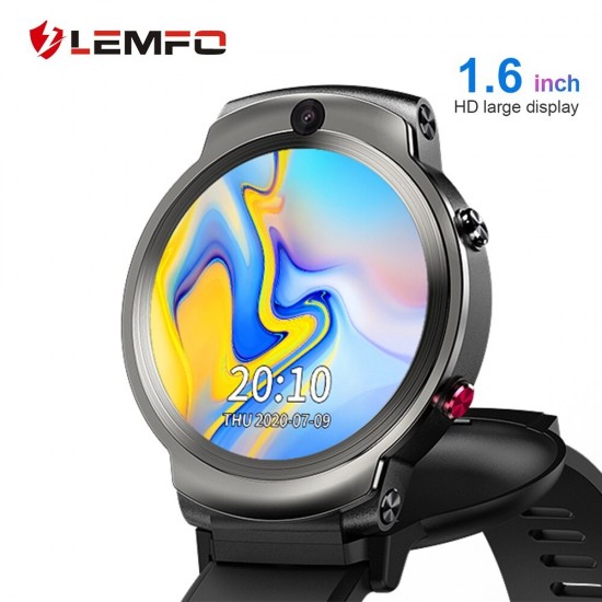 LEMFO LEM13 Akıllı 4G Kol Saati Telefon -  2MP Ön + 8MP Arka Kamera, 3GB RAM + 32GB ROM, 1280Mah Batarya