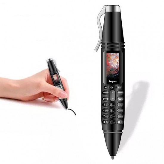 K07 Kalem Görünümlü Mini Cep Telefonu - Dual SIM, Kamera, El Feneri, Bluetooth Dialer