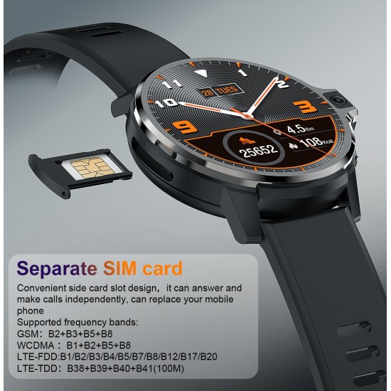 LEMFO LEMP SmartWatch Akıllı Saat Telefon - 4G, Wifi, GPS, Yüz Tanıma,1050mAh Batarya
