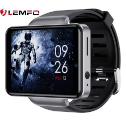 LEMFO DM101 4G Akıllı Saat Telefon - GPS, Wifi, Sim Kart, Çift Kamera, 2080MAh Batarya, Büyük Ekran