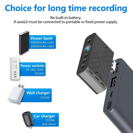 T9Y Mini USB Wifi Kamera 1080P HD Gece Görüş Dijital Video Ses Kayıt Cihazı - HD IR-CUT Hareketli Alarm&Kayıt, Gizli Spy Kamera