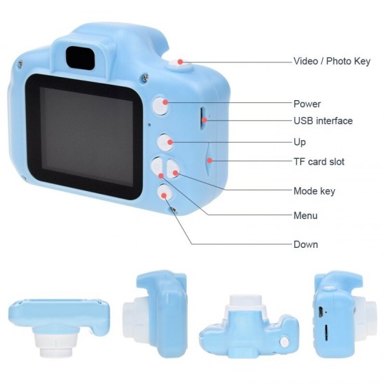 Çocuklar için HD 1080P Taşınabilir Dijital Video Fotoğraf Makinesi - Şarjedileribir, Hafıza Kart Desdekli, Hediye Çocuklar için HD 1080P Taşınabilir Dijital Video Fotoğraf Makinesi - Şarjedileribir, Hafıza Kart Desdekli, Hediye